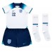 Cheap England Jude Bellingham #22 Home Football Kit Children World Cup 2022 Short Sleeve (+ pants)